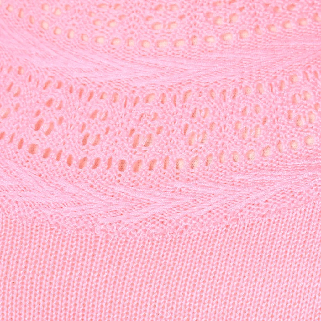 1960s Vintage Pink Bell Sleeve Sweater