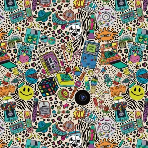 90s Wild Mix Circle Skirt
