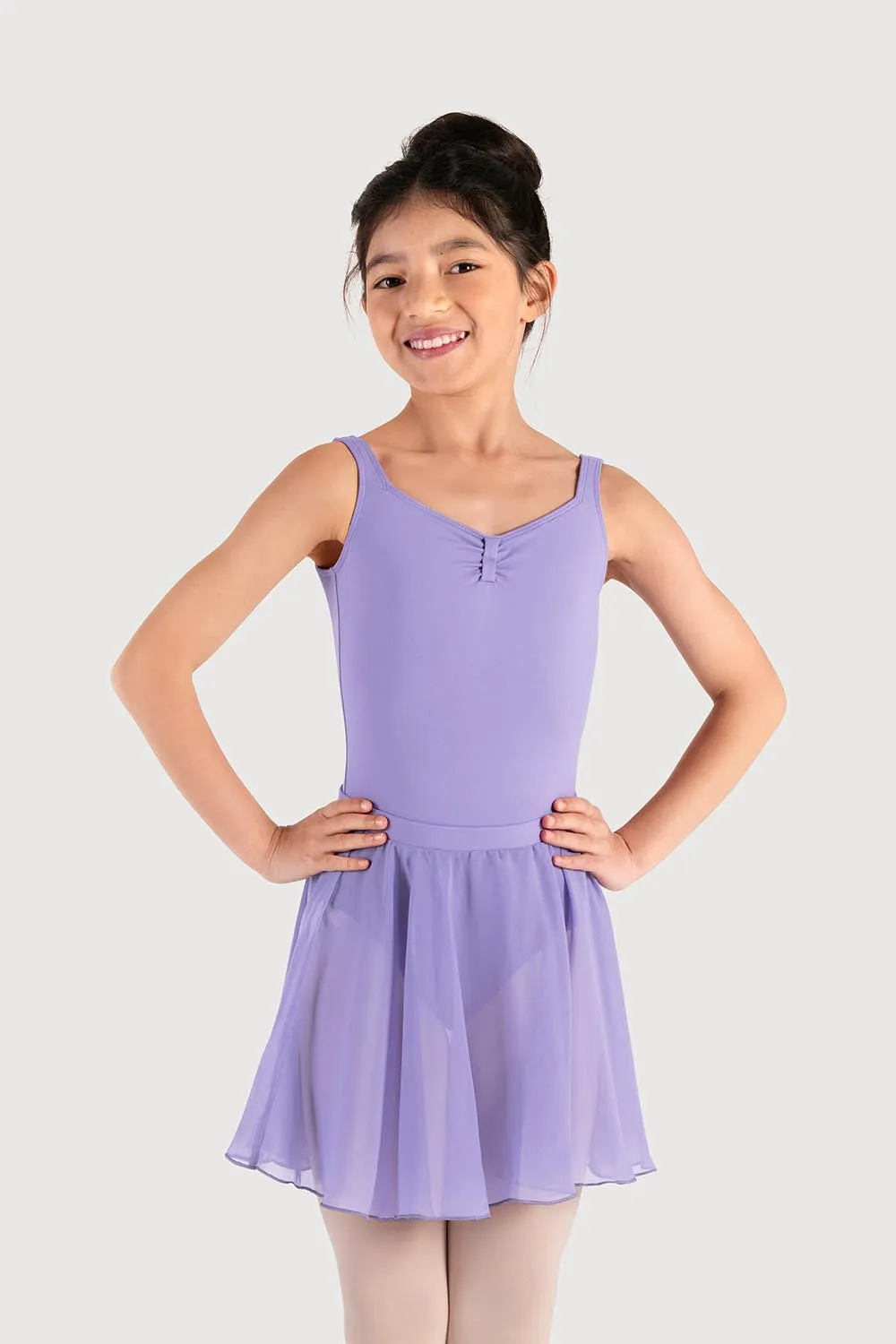 A0305G - Bloch Chayanne Chiffon Short Circle Girls Skirt