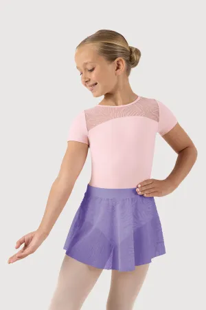 A51171G - Bloch Olivia Flocked Mesh Girls Skirt
