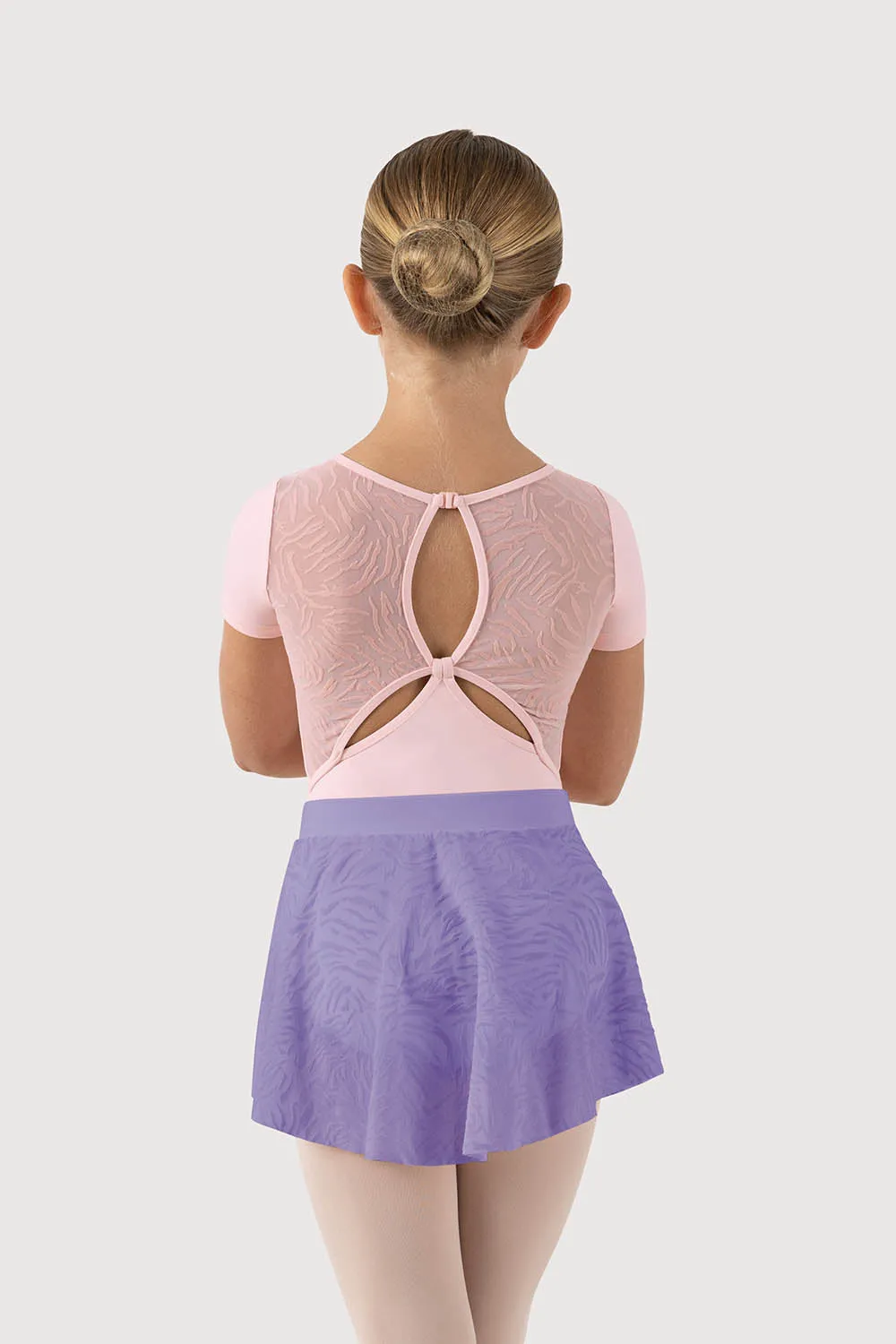 A51171G - Bloch Olivia Flocked Mesh Girls Skirt