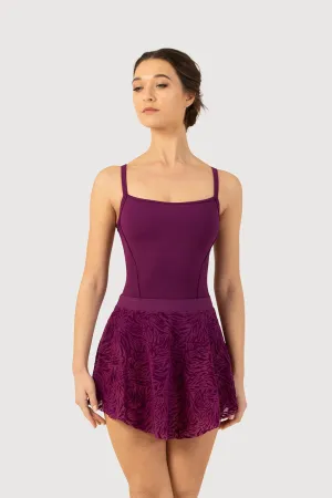 A51281 - Bloch Parisa Flocked Mesh Womens Skirt