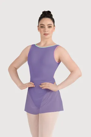 AB5261 - Bloch Cara Drape Front Womens Mesh Skirt