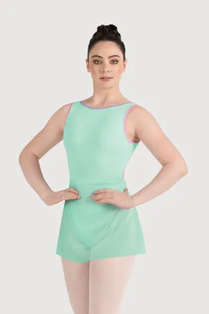AB5261 - Bloch Cara Drape Front Womens Mesh Skirt