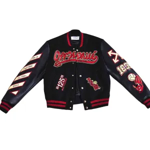 AC Milan X Black Varsity Jacket