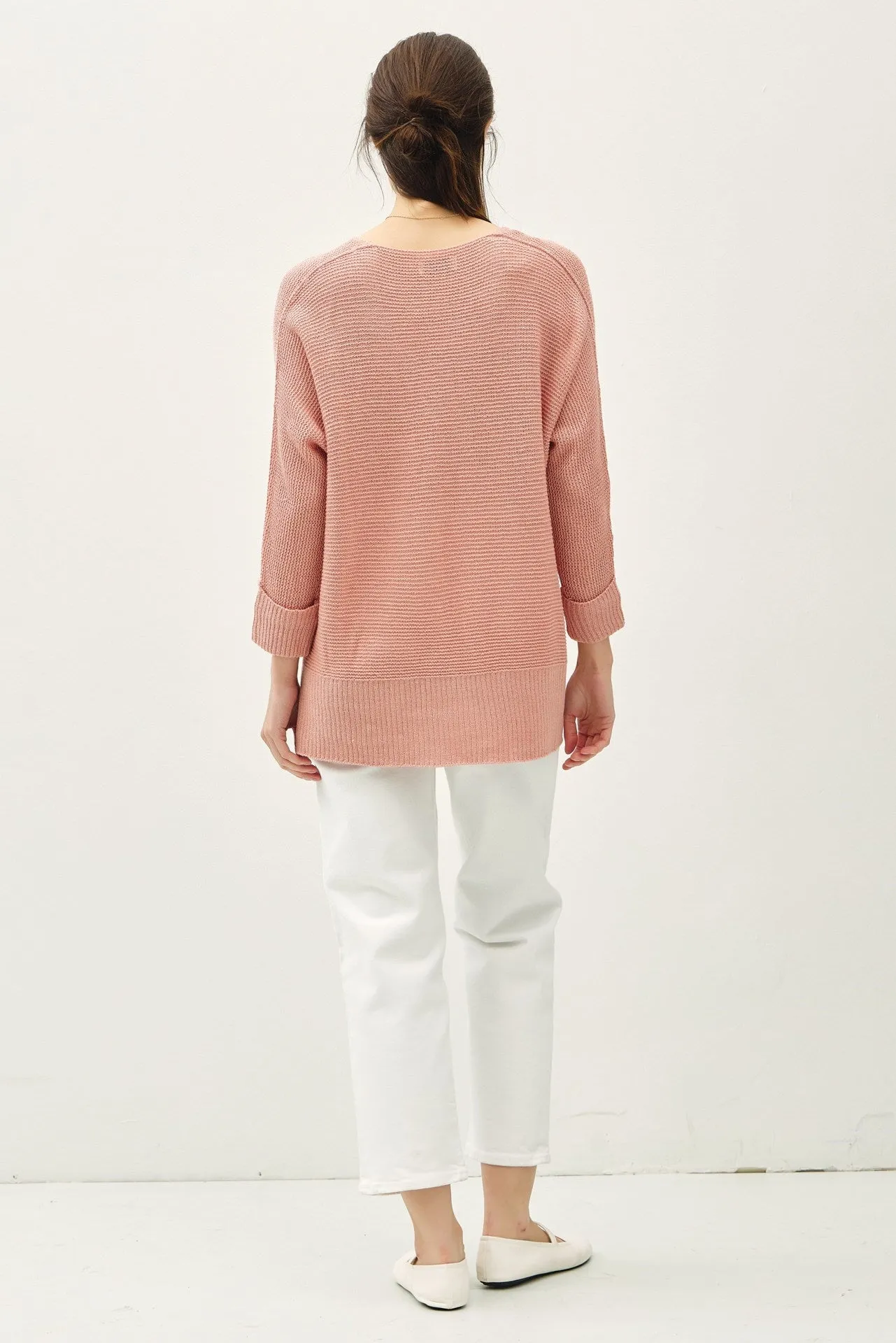 Addie Sweater-Blush