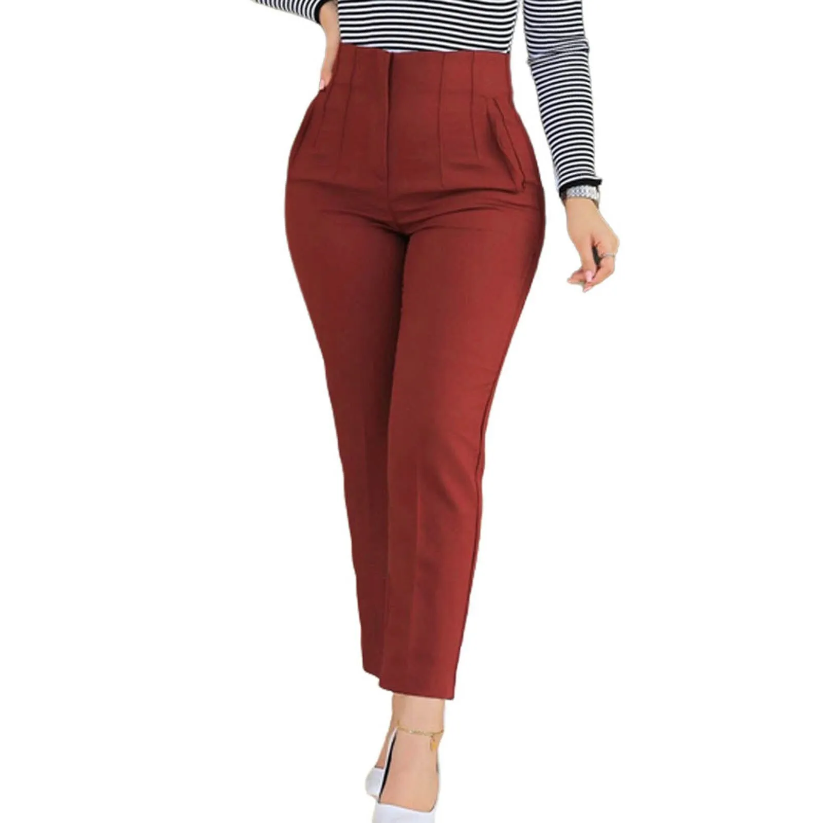 Allegra Hose - Women's slim-fit high-waisted pants for an elegant look