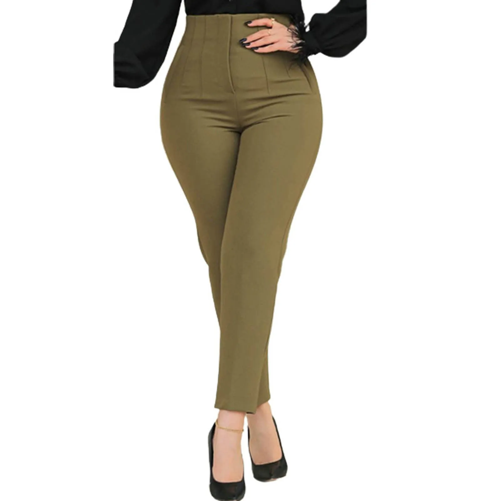 Allegra Hose - Women's slim-fit high-waisted pants for an elegant look
