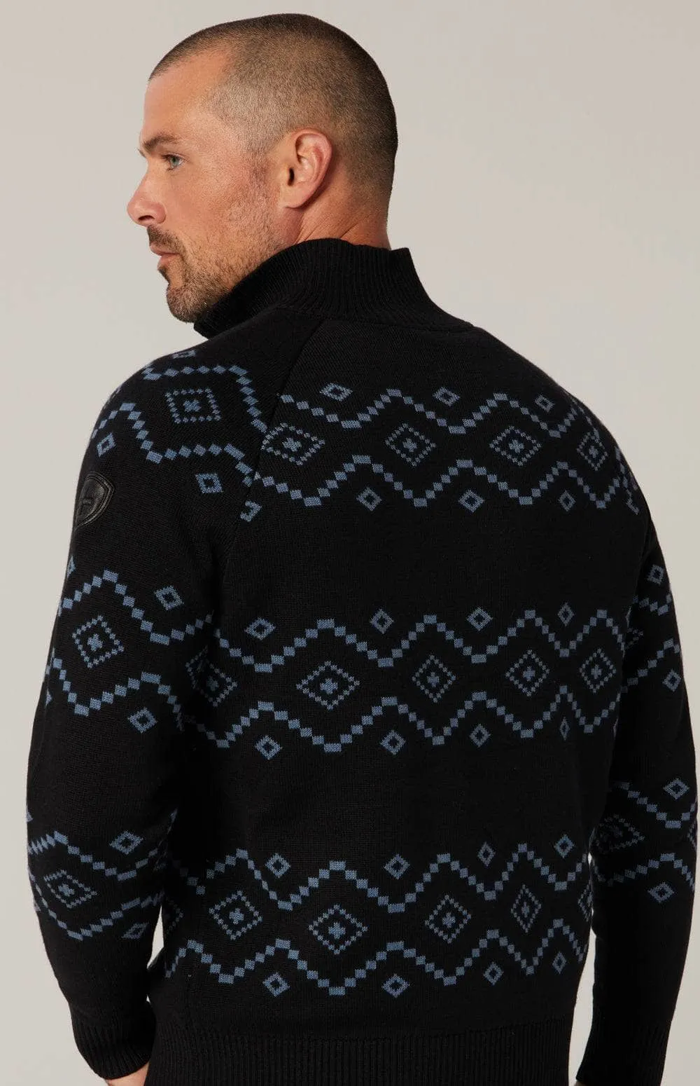 Alp-N-Rock Men's Brody Fairisle 1/2 Zip Sweater 2025
