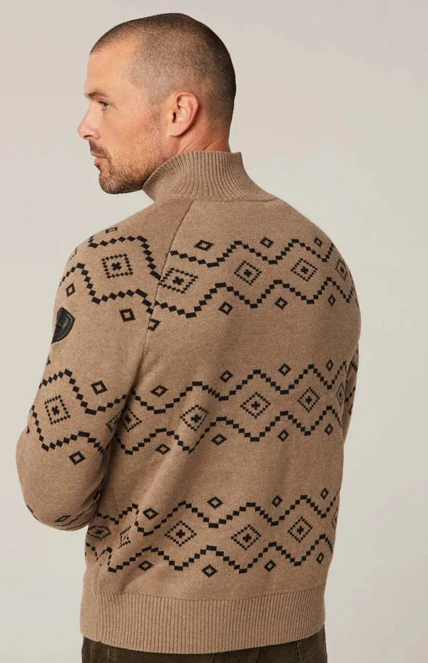 Alp-N-Rock Men's Brody Fairisle 1/2 Zip Sweater 2025