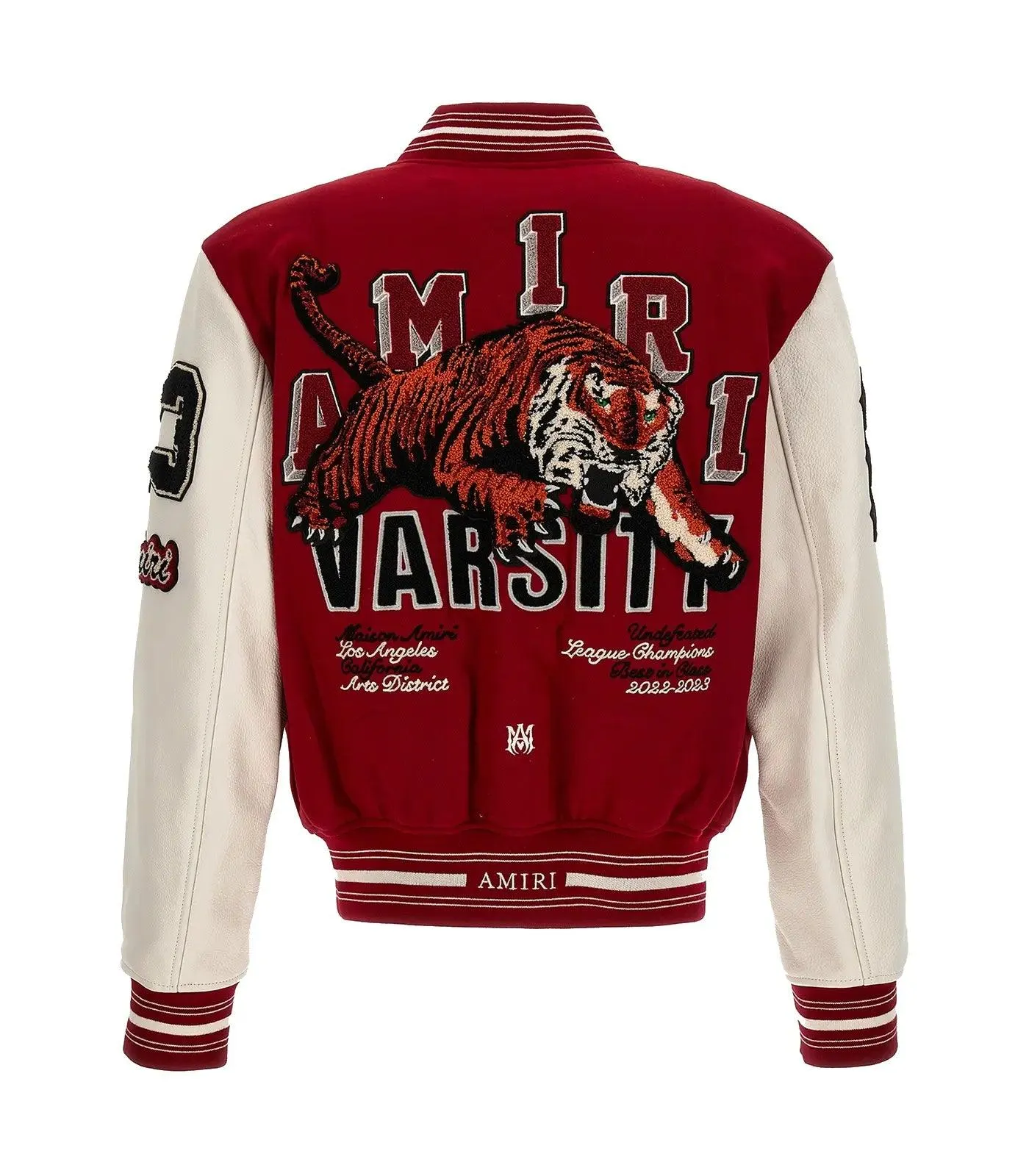 Amiri Red Varsity Jacket