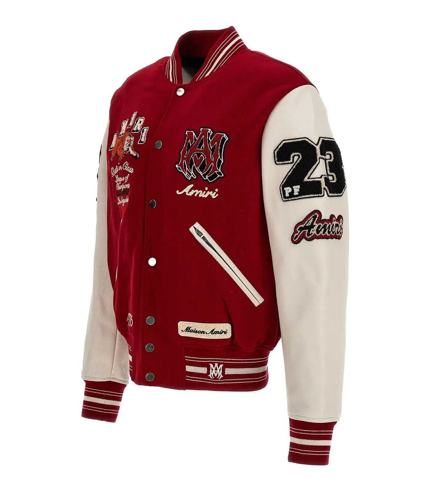 Amiri Red Varsity Jacket