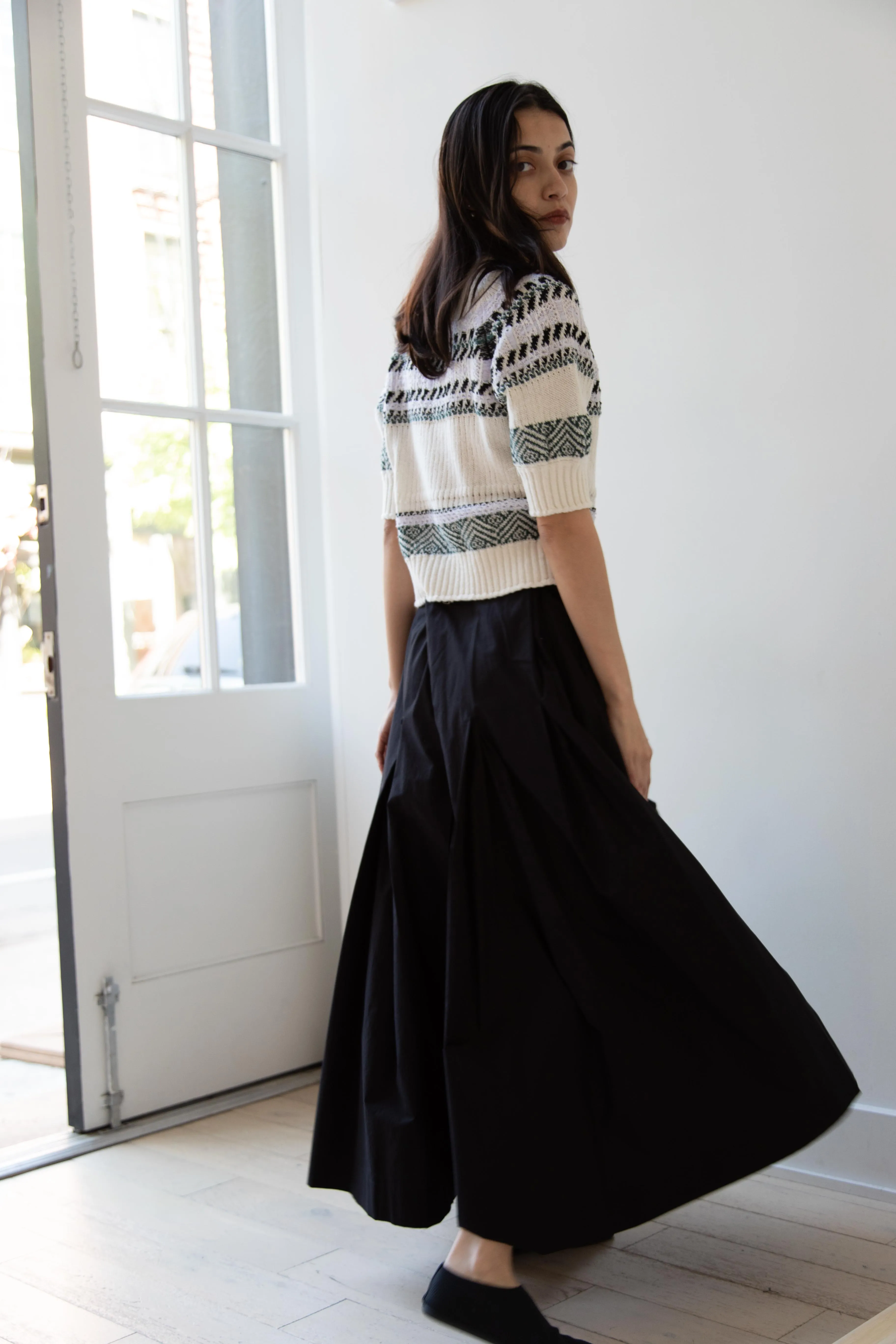 Aseedonclöud | Family Traditions Knit Top in Off White