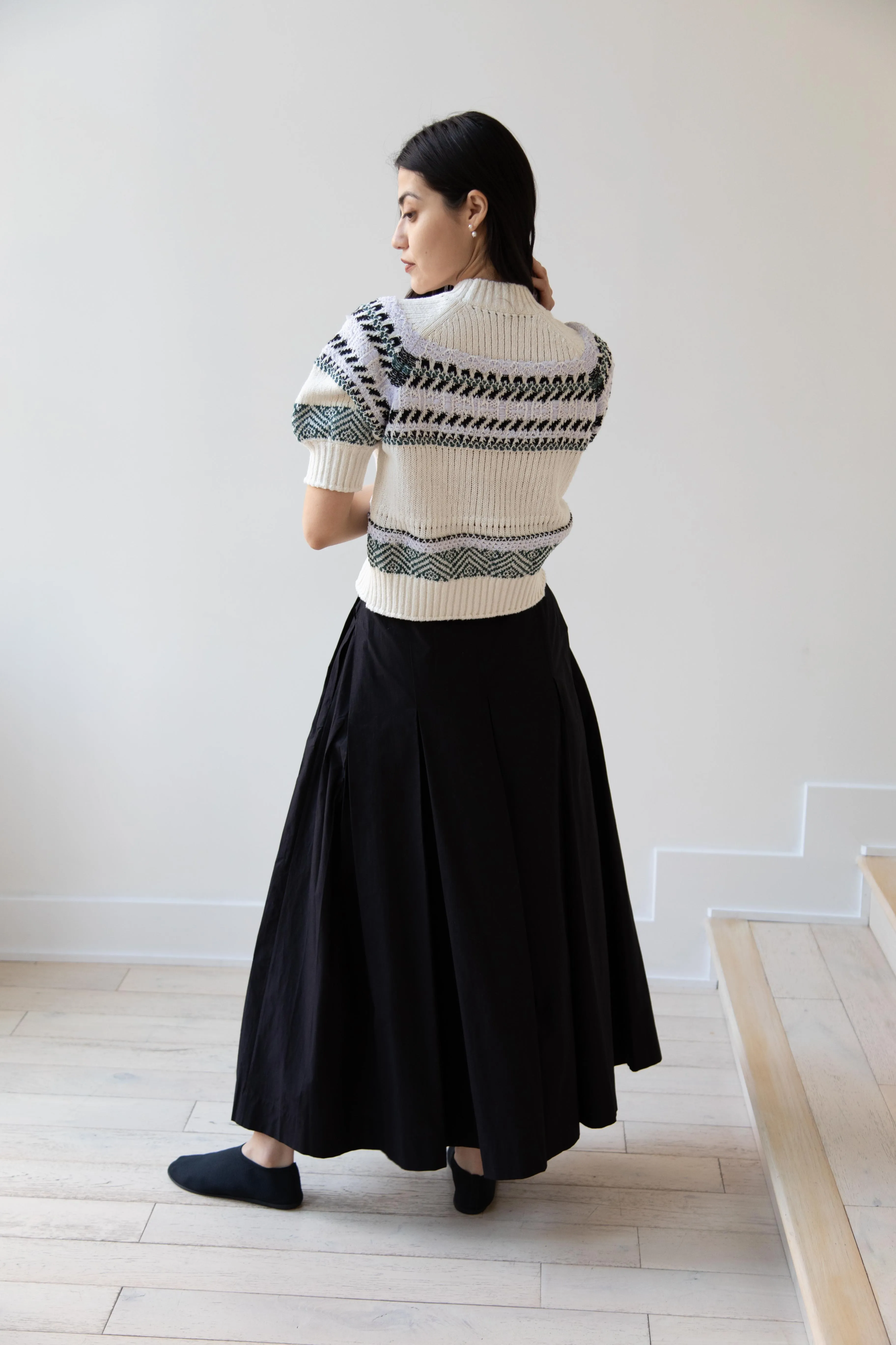Aseedonclöud | Family Traditions Knit Top in Off White