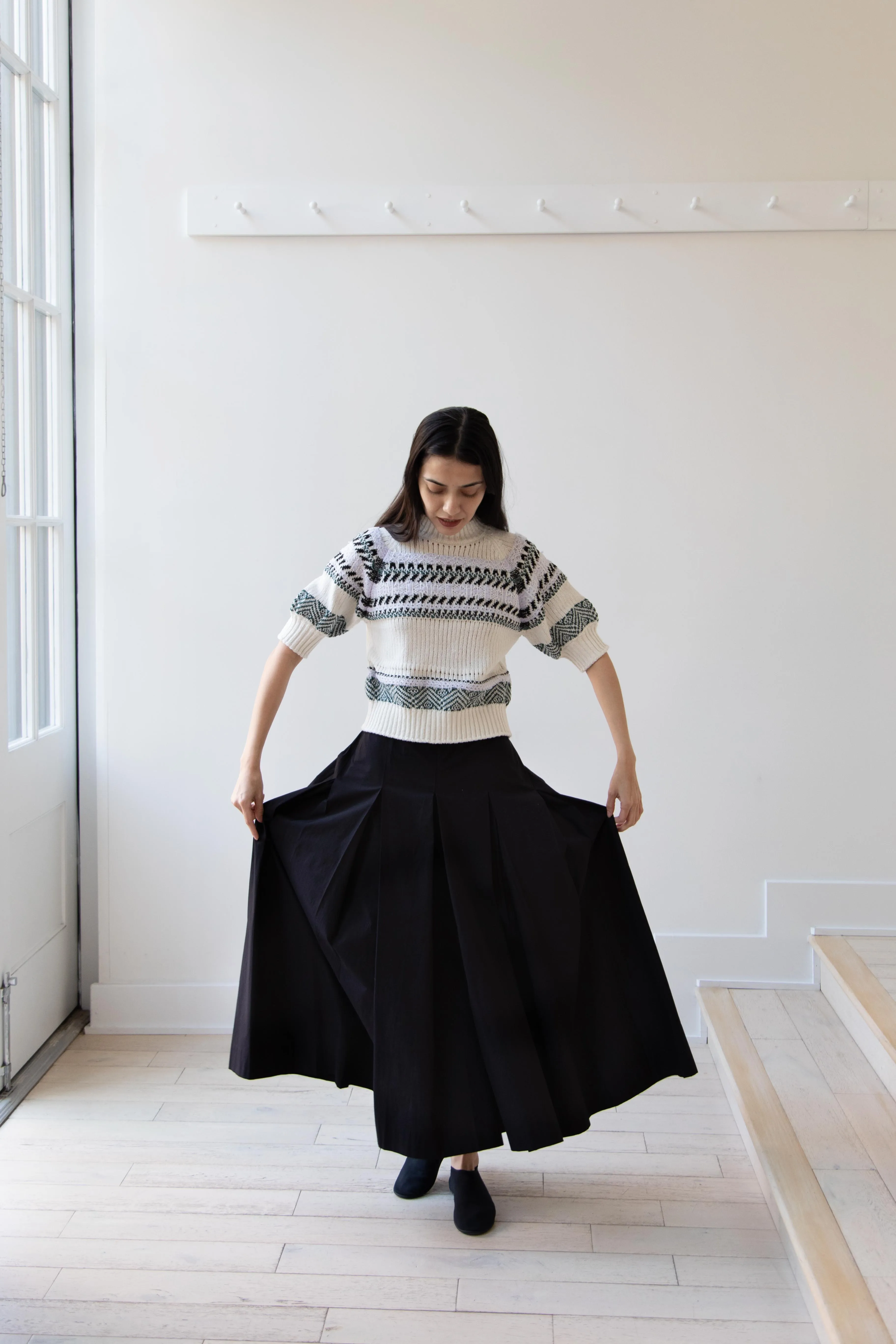 Aseedonclöud | Family Traditions Knit Top in Off White