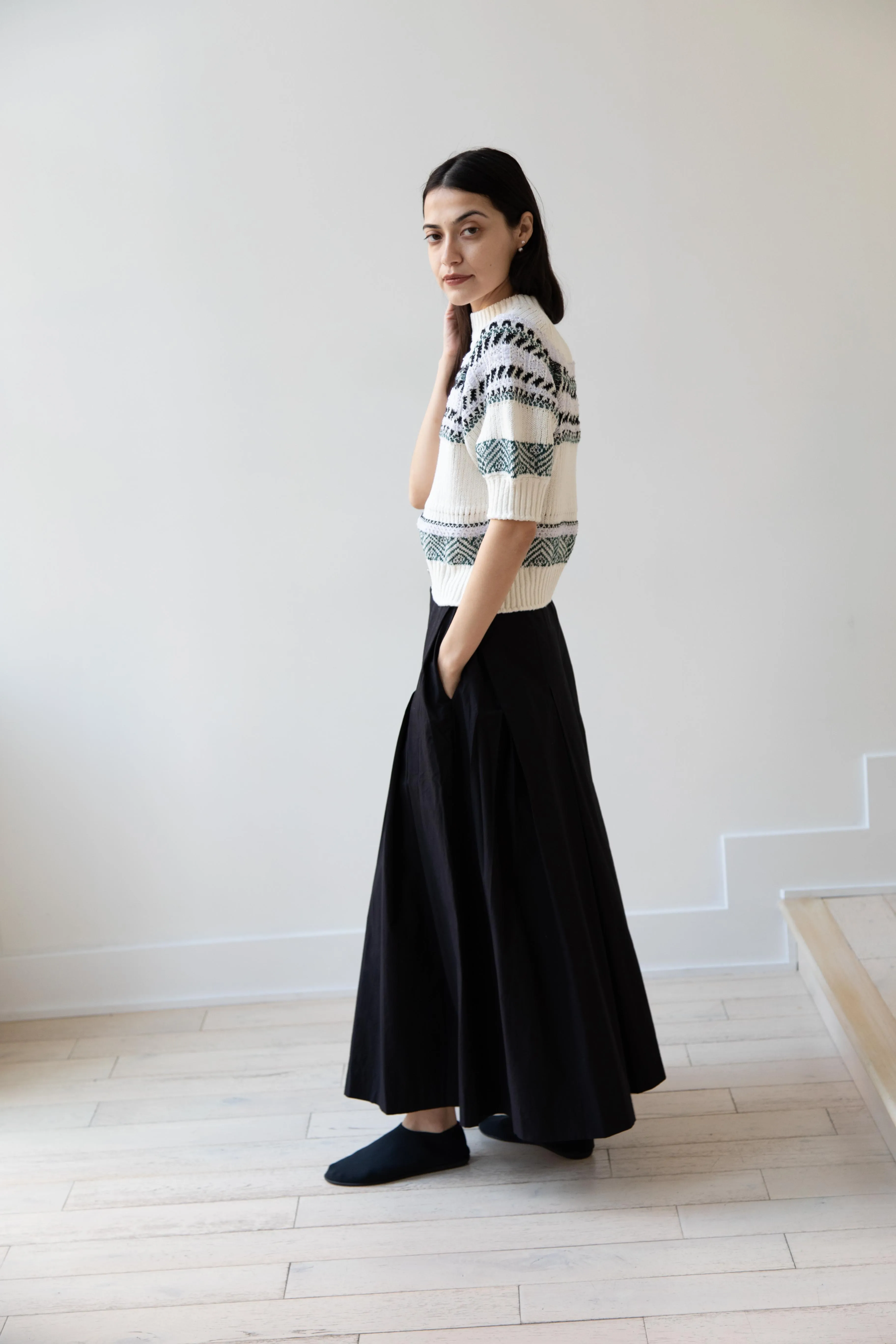 Aseedonclöud | Family Traditions Knit Top in Off White