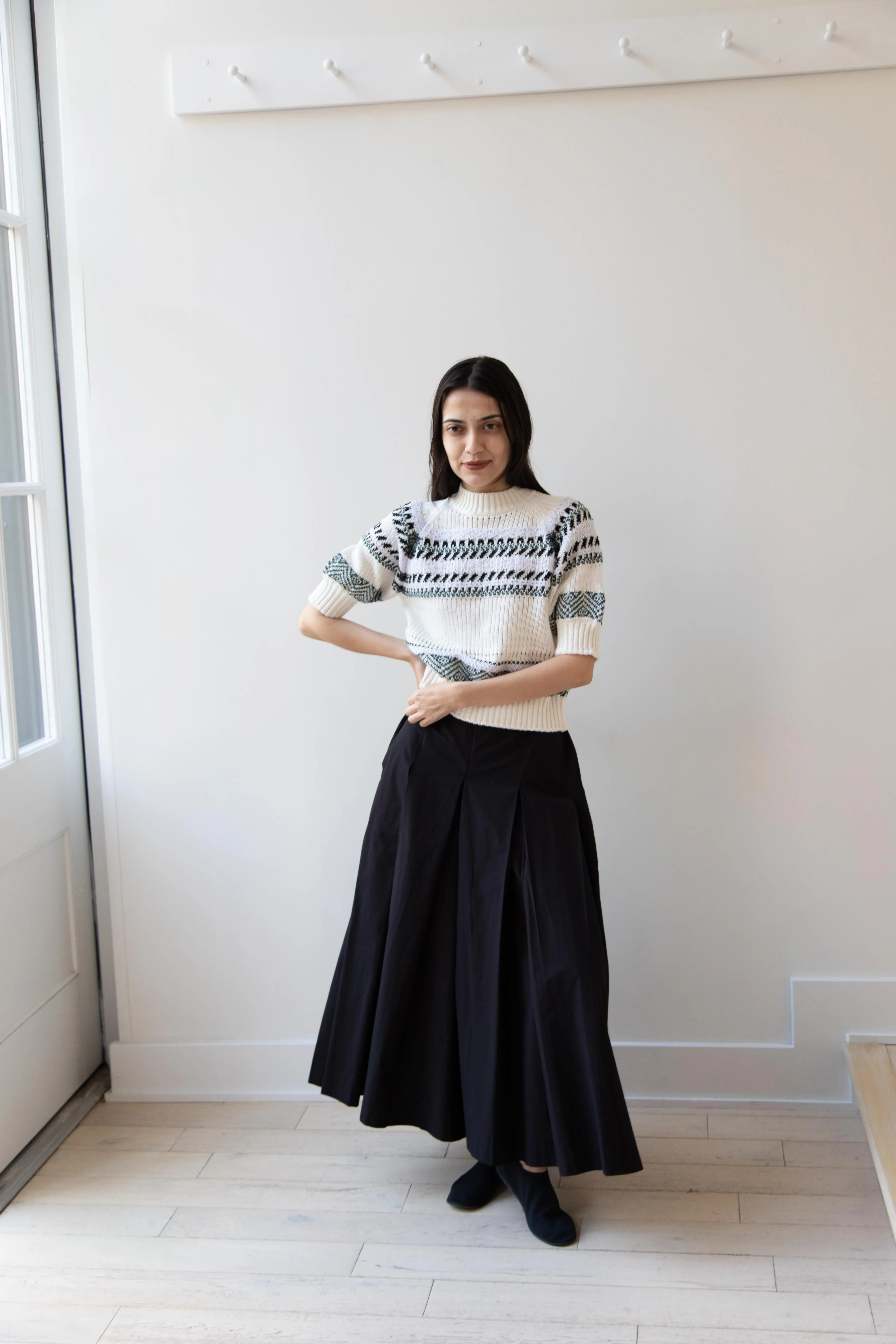 Aseedonclöud | Family Traditions Knit Top in Off White