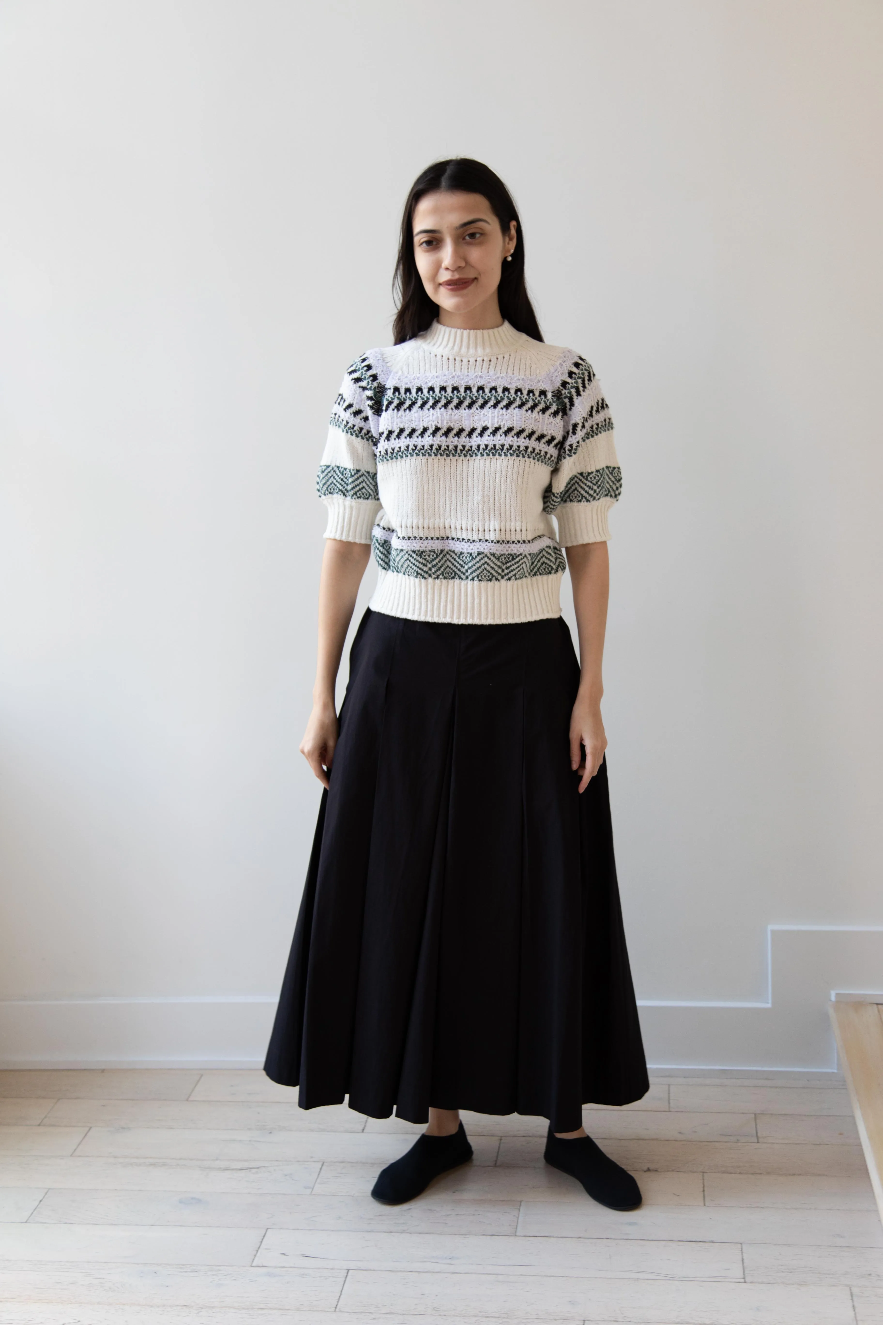 Aseedonclöud | Family Traditions Knit Top in Off White