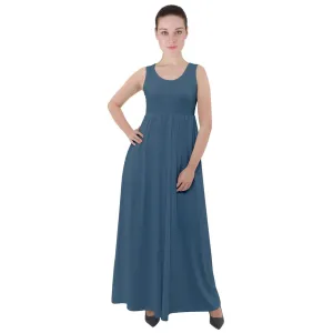 Backseat Baby Empire Waist Velour Maxi Underdress