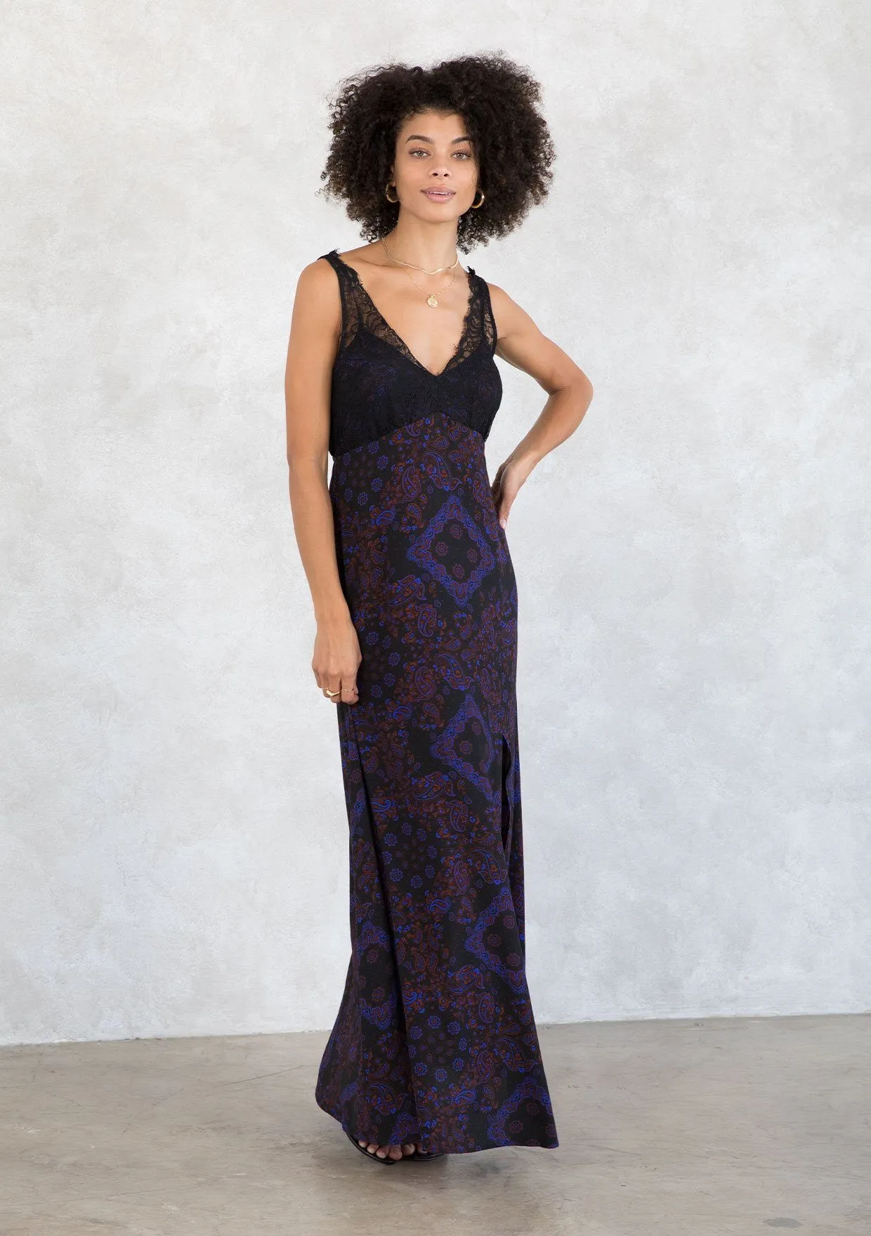 Belle Lace Maxi Dress