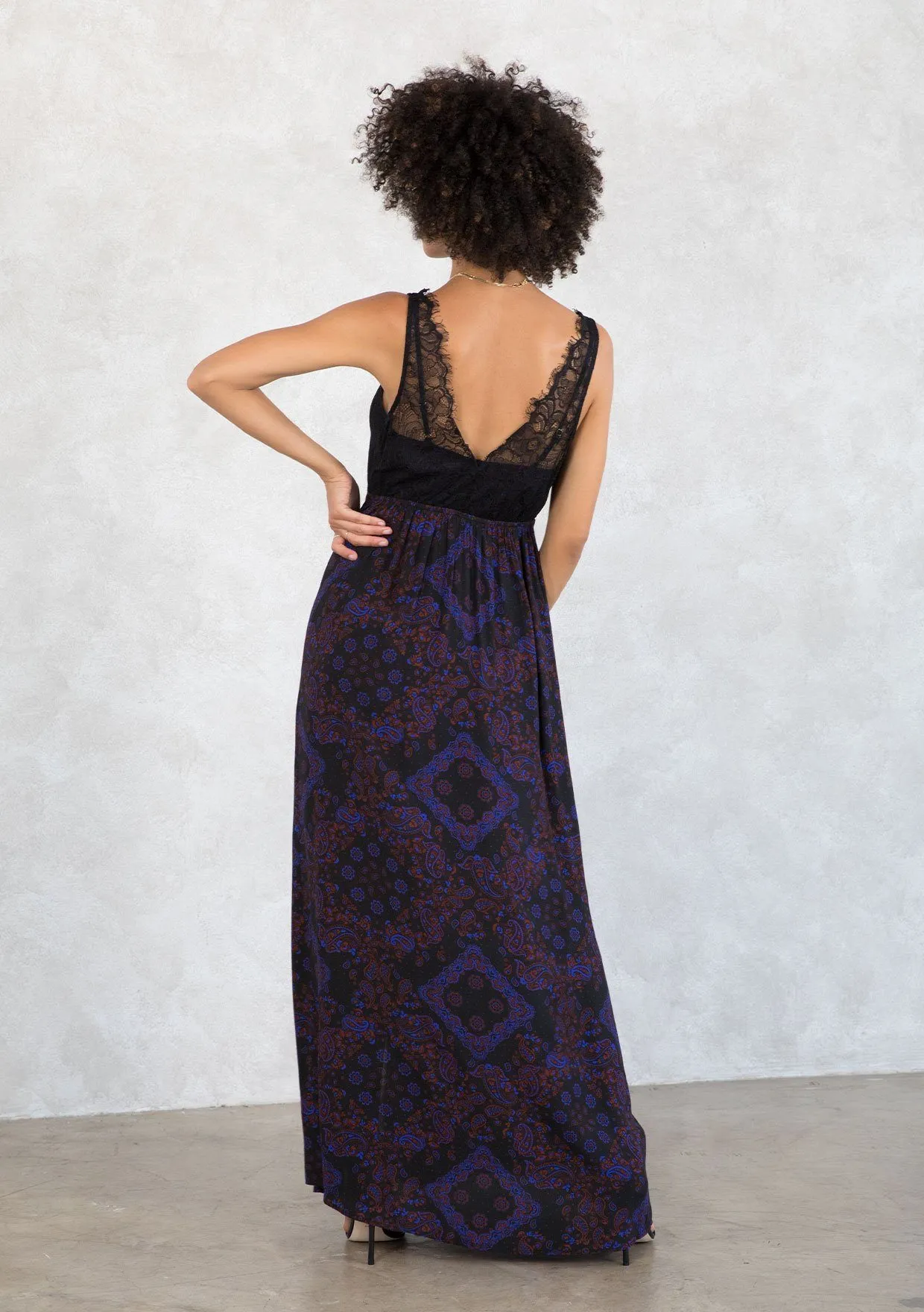 Belle Lace Maxi Dress