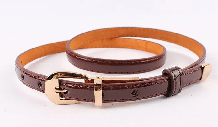 belt for women thin belt in candy color accessory fashionable belt for women
