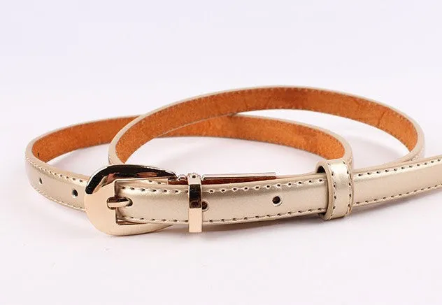 belt for women thin belt in candy color accessory fashionable belt for women
