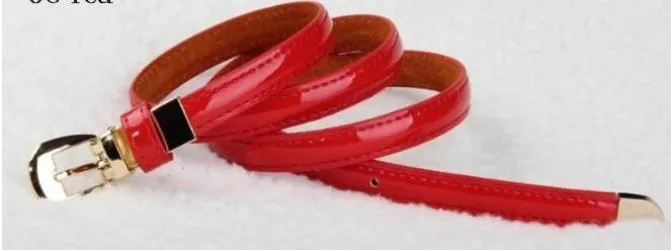 belt for women thin belt in candy color accessory fashionable belt for women