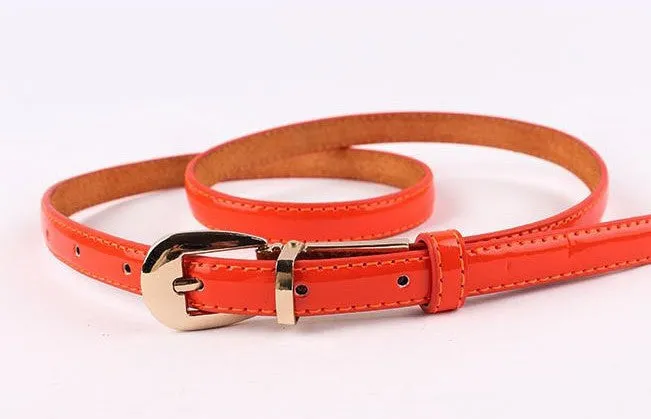 belt for women thin belt in candy color accessory fashionable belt for women