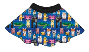 Block Friends Circle Skirt