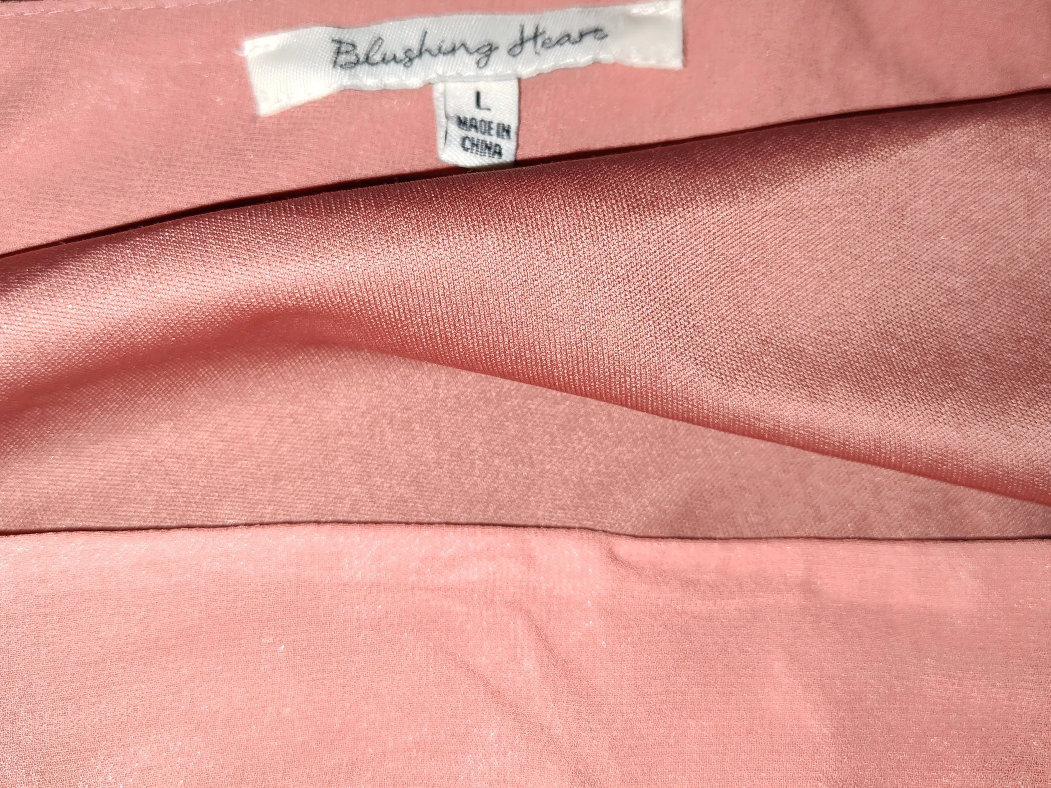 Blush Tiered Maxi Skirt - size L