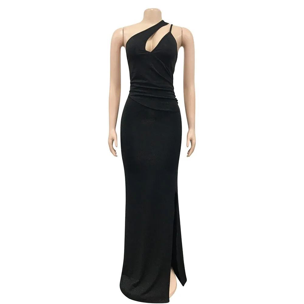 Bonnie Fores Front Slit Maxi Dress