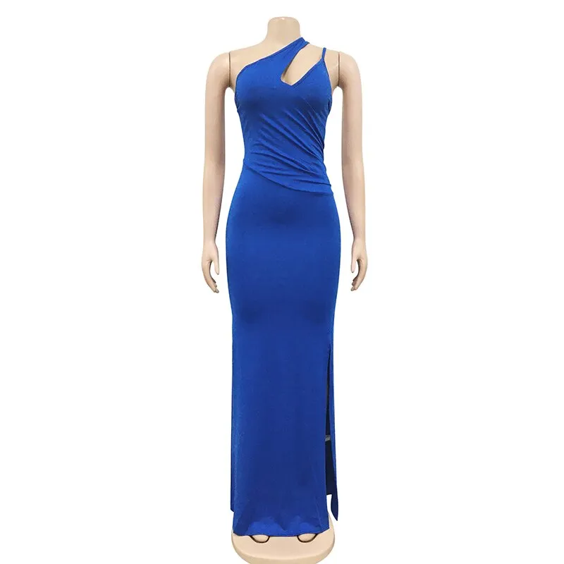 Bonnie Fores Front Slit Maxi Dress