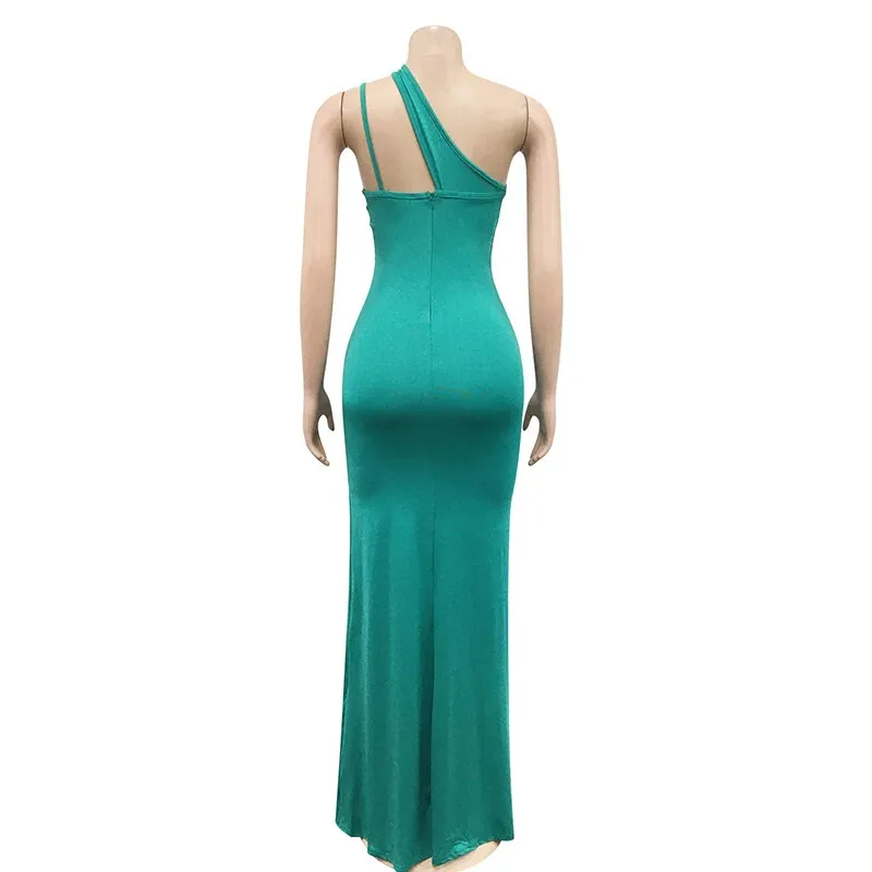 Bonnie Fores Front Slit Maxi Dress