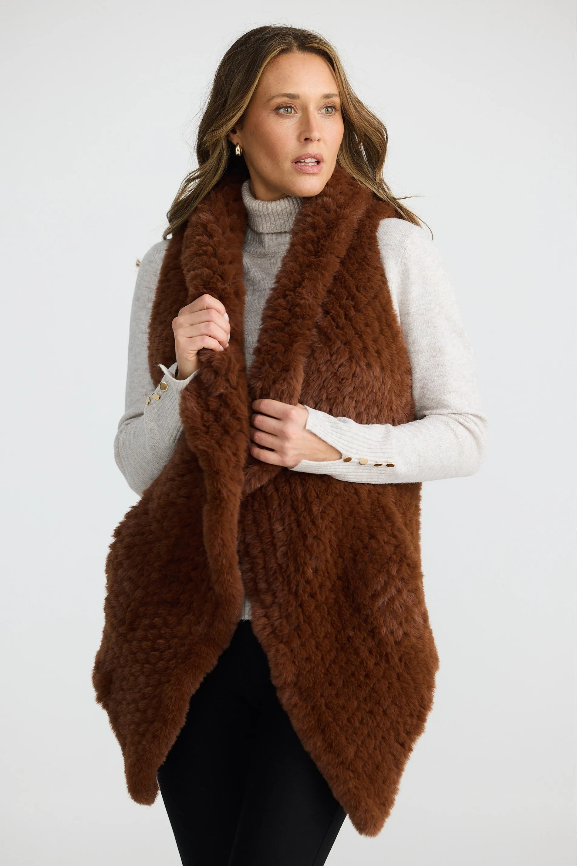 Brave & True -  Haywood Vest - Chestnut