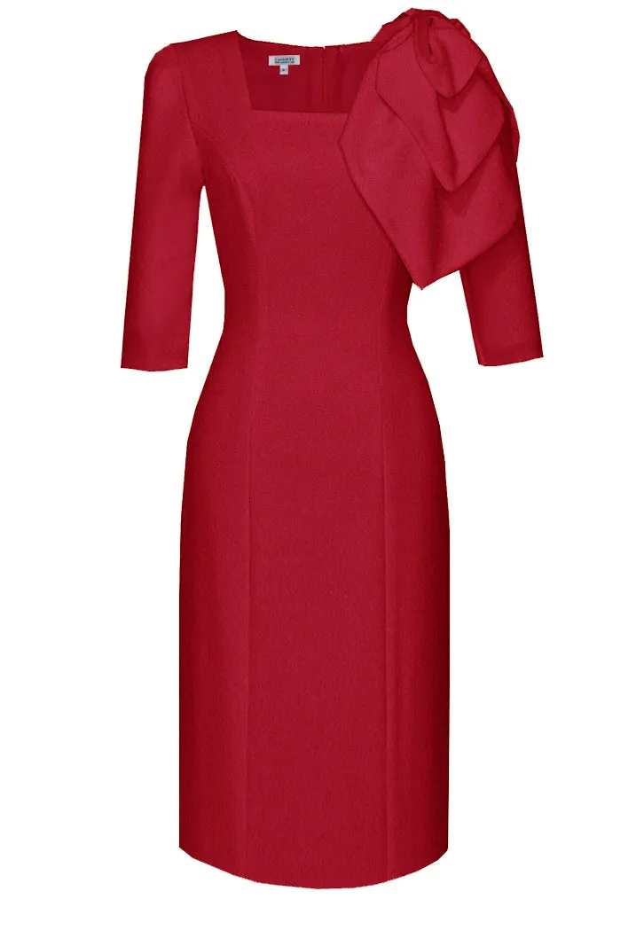 Calgary Cocktail Dress with Bow