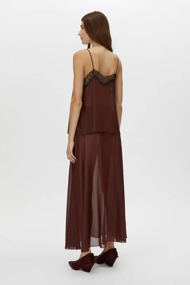 Camilla and Marc | Molten Skirt - Almandine