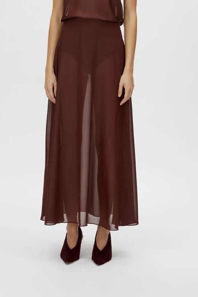 Camilla and Marc | Molten Skirt - Almandine