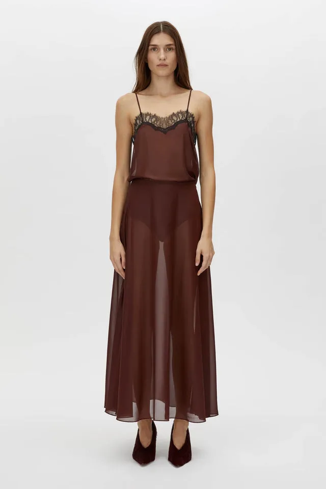 Camilla and Marc | Molten Skirt - Almandine