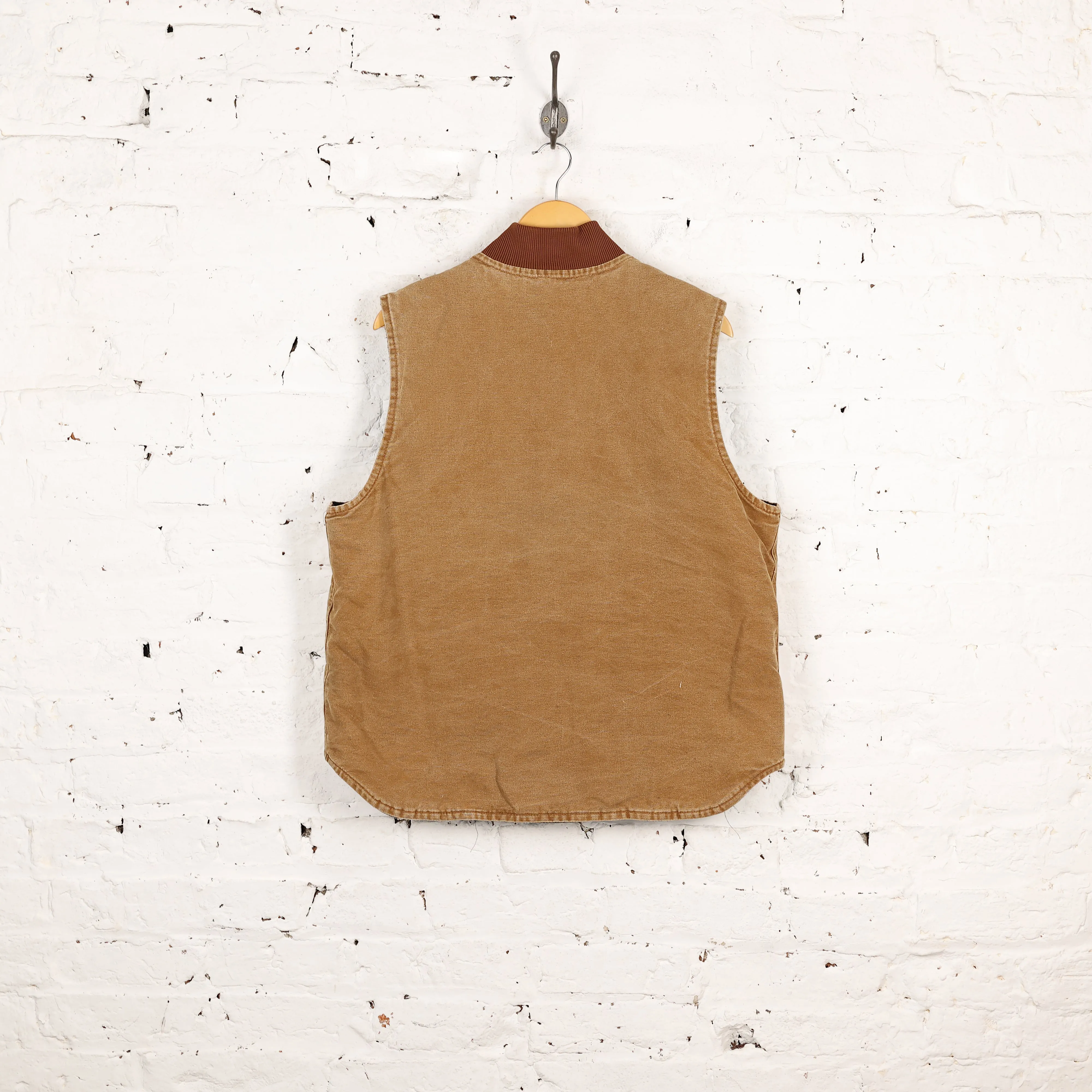 Carhartt Work Gilet Vest Jacket - Brown - L