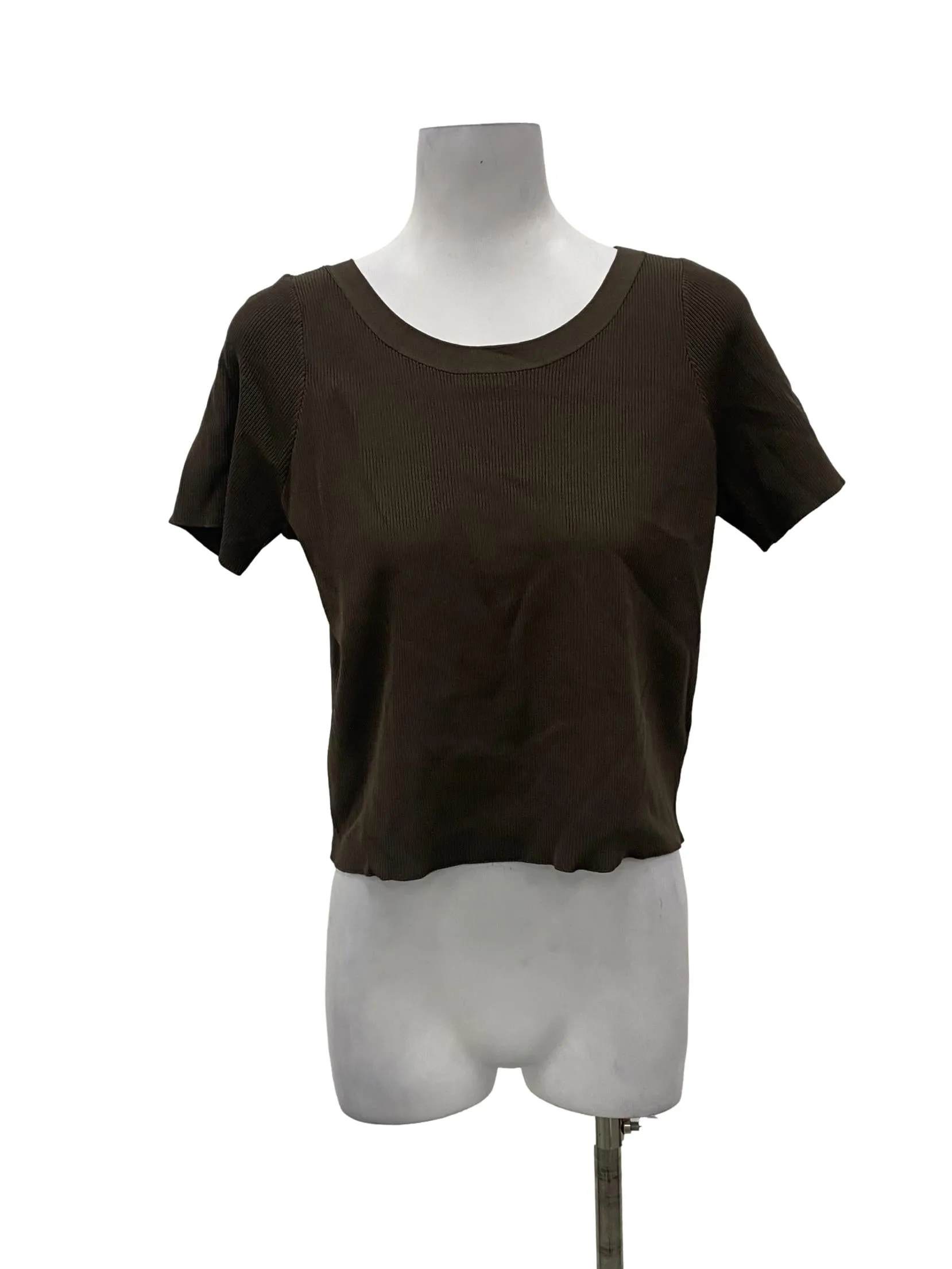 Cedar Green Round Neck Top