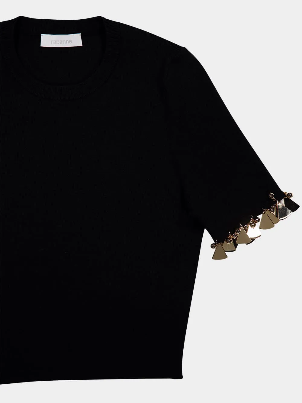 Charm-Trim Cropped T-Shirt
