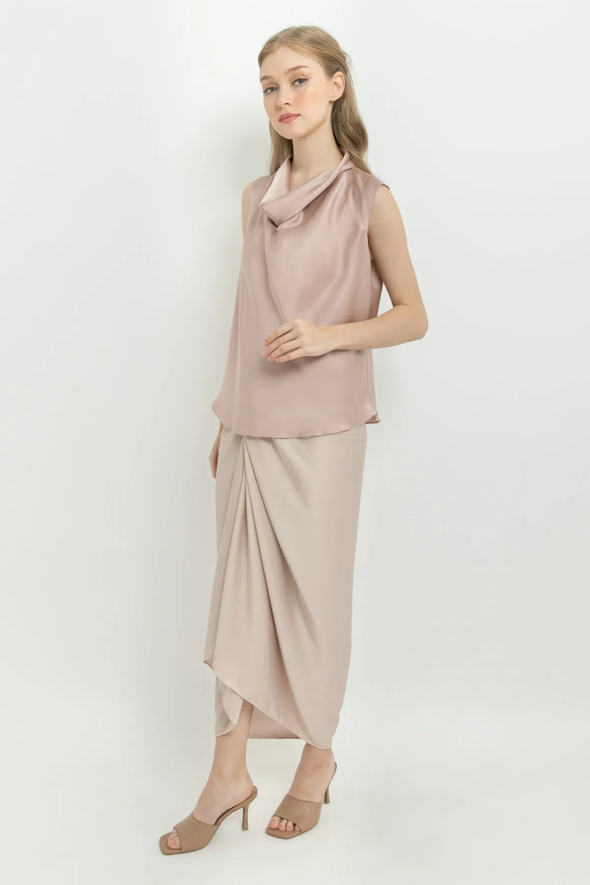 Cher Top in Dusty Pink