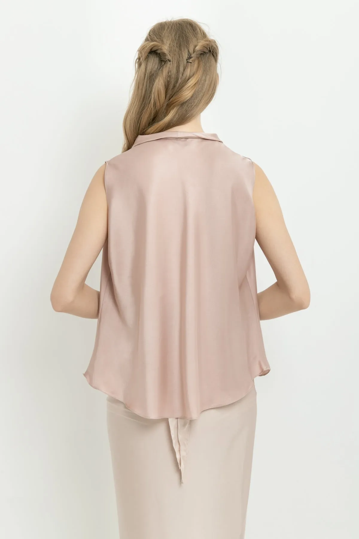 Cher Top in Dusty Pink
