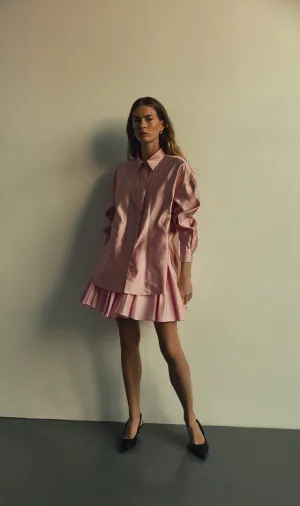 Circle Mini Skirt in Pink