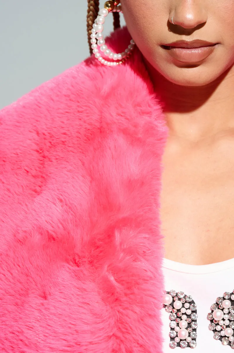 COLOR ME PRETTY BROCADE TRENCH