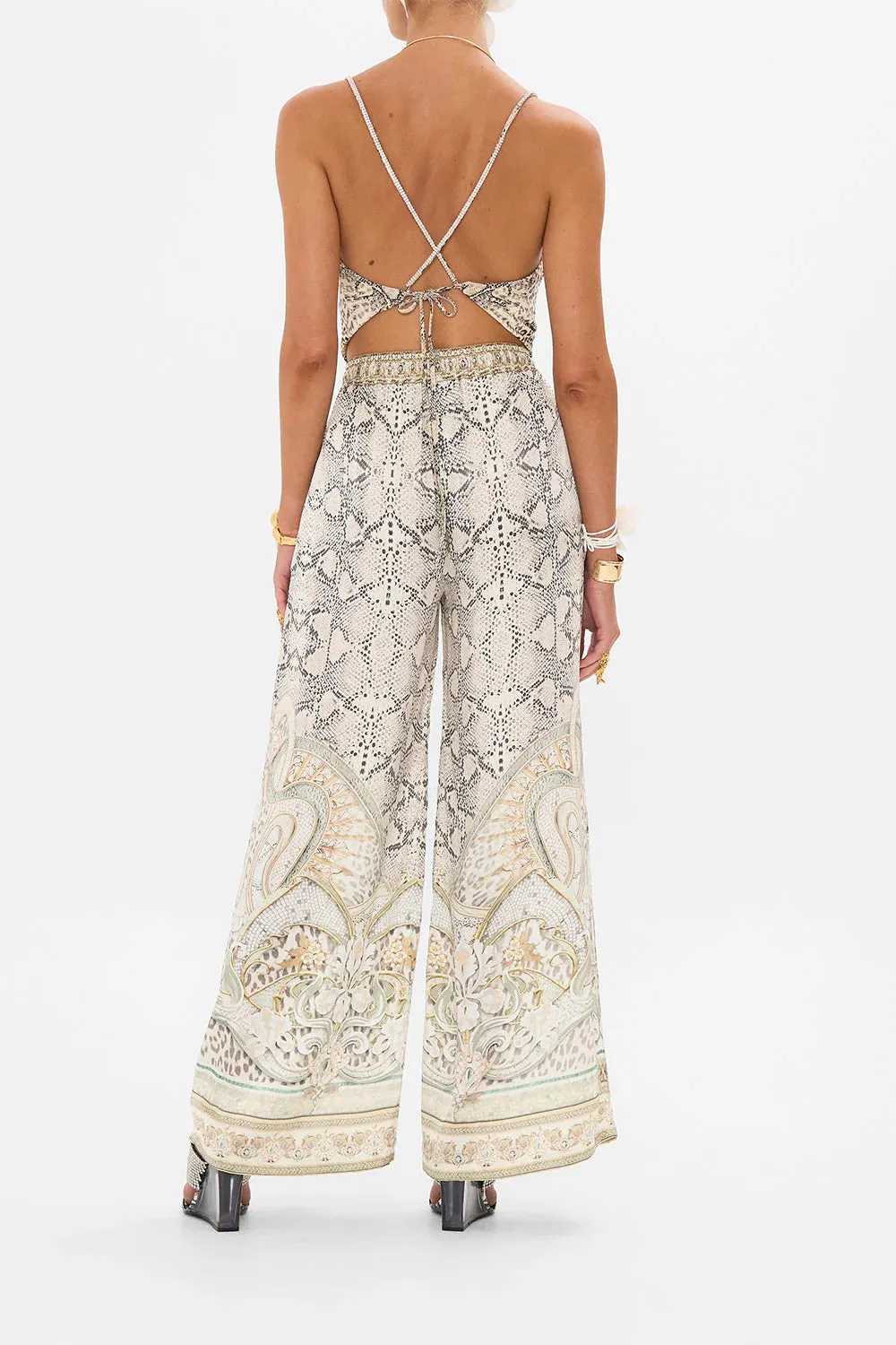 Cowl Neck Jersey Top - Ivory Tower Tales