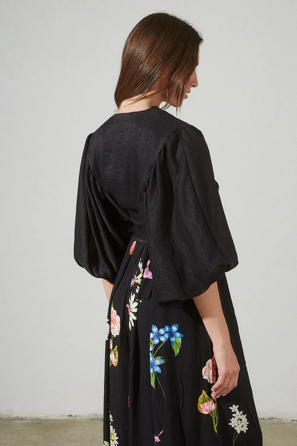 CRINKLE KIMONO WRAP TOP