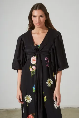 CRINKLE KIMONO WRAP TOP