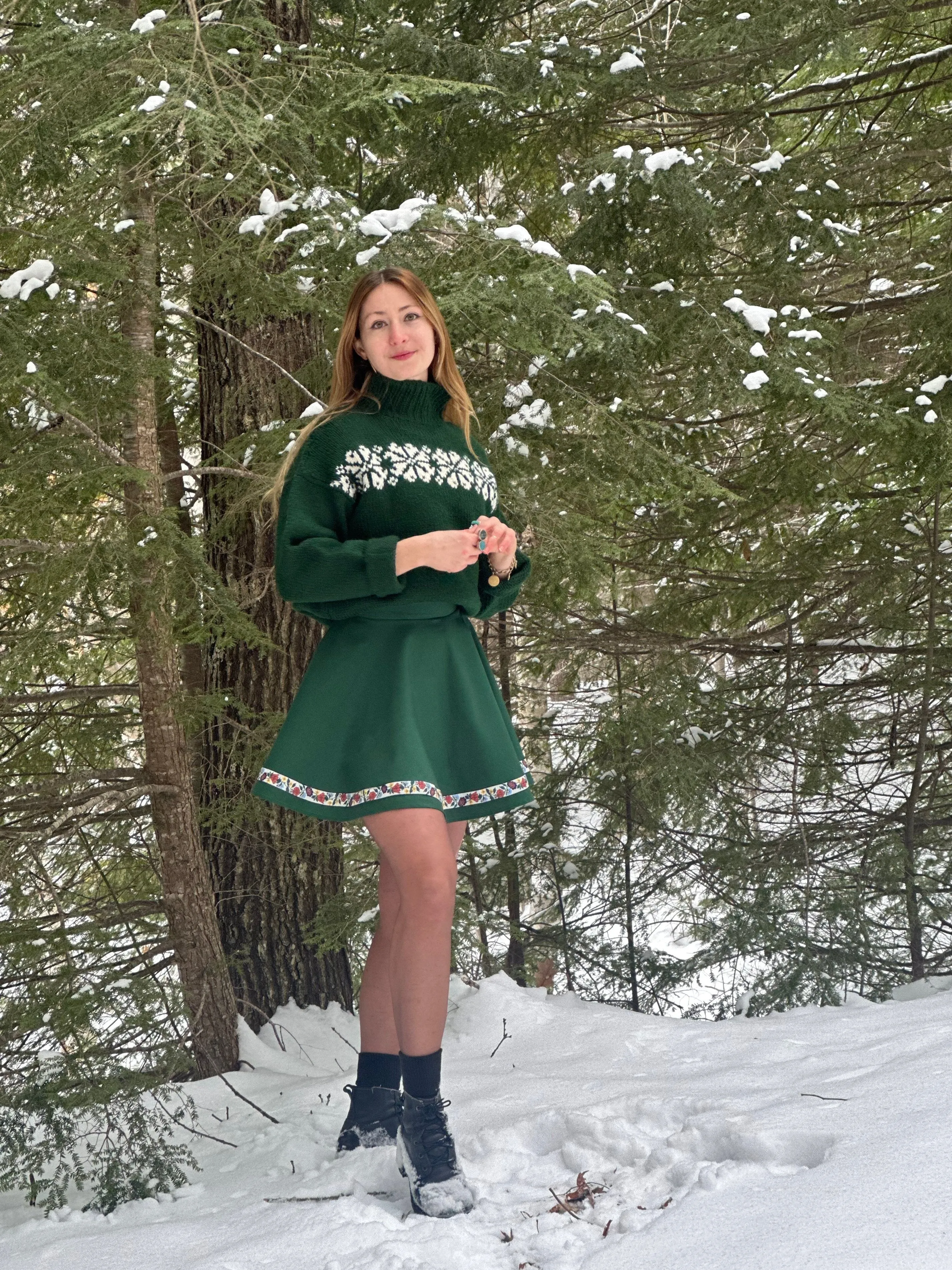 Deerfield Skirt in Balsam
